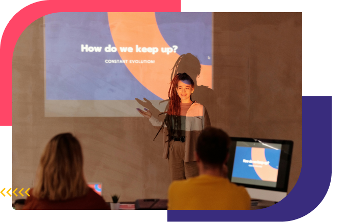 Presentation in progress